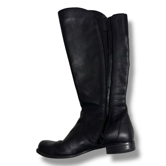 Naturalizer Jinnie Black Tassel Knee High Riding Boots Size 8.5 - Picture 4 of 11